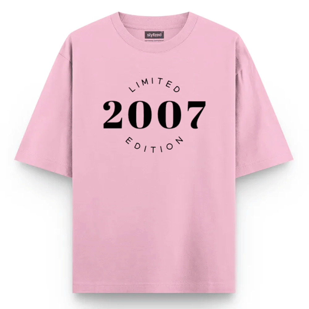 Custom Limited Edition T-shirt - Oversize - Pink / XS - T-Shirt