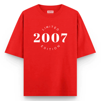 Custom Limited Edition T-shirt - Oversize - Red / XS - T-Shirt