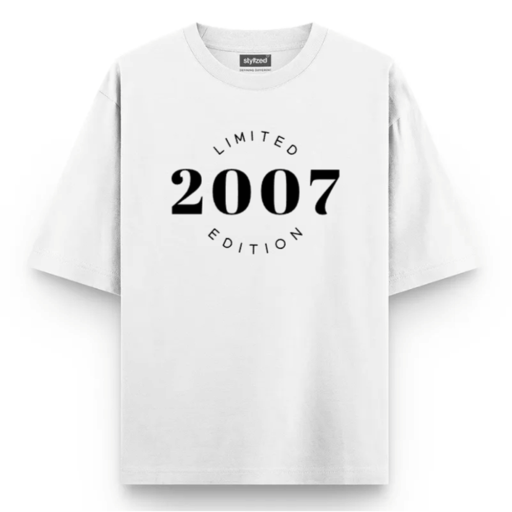 Custom Limited Edition T-shirt - Oversize - White / XS - T-Shirt