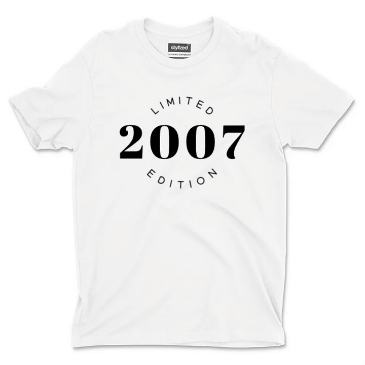 Custom Limited Edition T - shirt - Classic - White / XS - T - Shirt