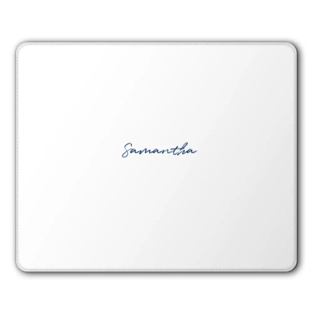 PU Leather Mousepad Mousepads Custom Text, My Name Mousepad - Stylizedd.com