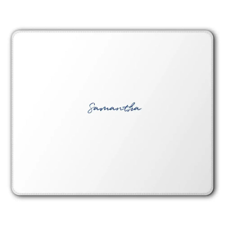 PU Leather Mousepad Mousepads Custom Text, My Name Mousepad - Stylizedd.com