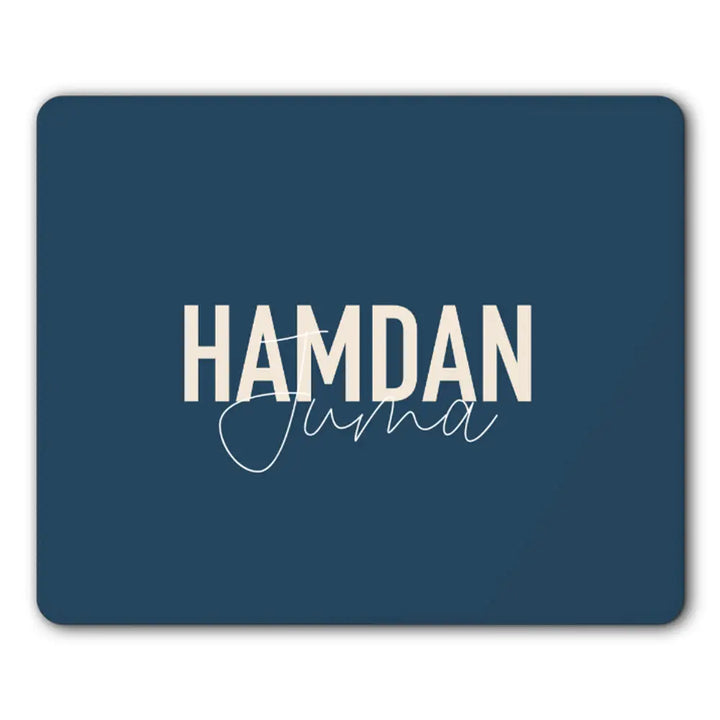 PU Leather Mousepad Mousepads Personalized Name Horizontal, Mousepad - Stylizedd