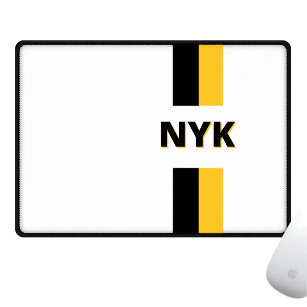 Gaming Mousepad Mousepads Custom Striped Monogram Mousepad - Stylizedd