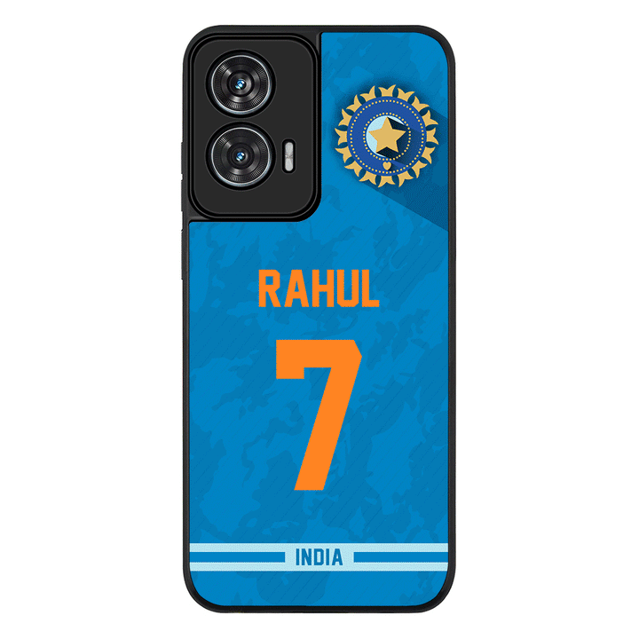 Personalized Cricket Jersey Phone Case Custom Name & Number - Motorola - Edge 50 Fusion / Rugged