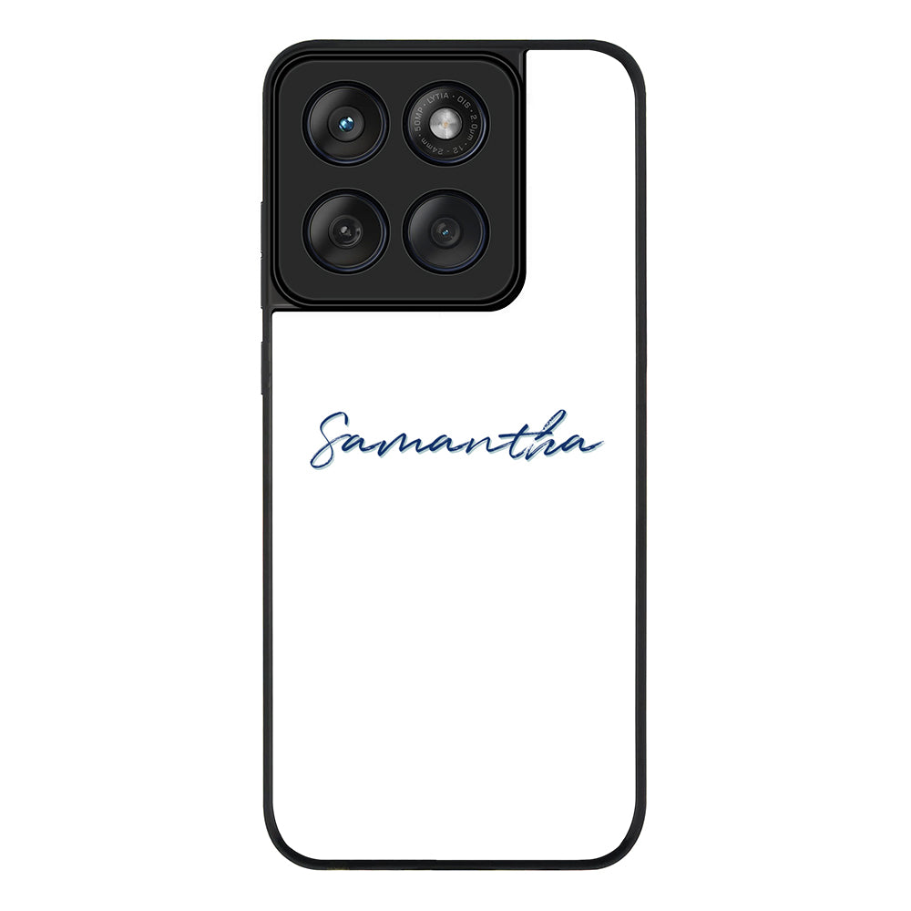 Custom Text, My Name Phone Case - Motorola