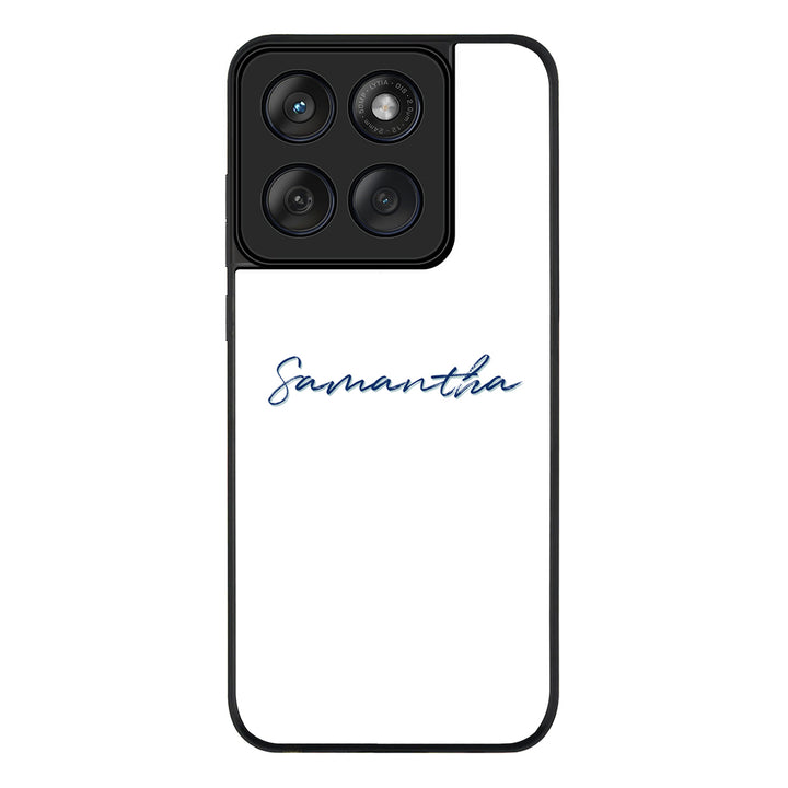 Custom Text, My Name Phone Case - Motorola
