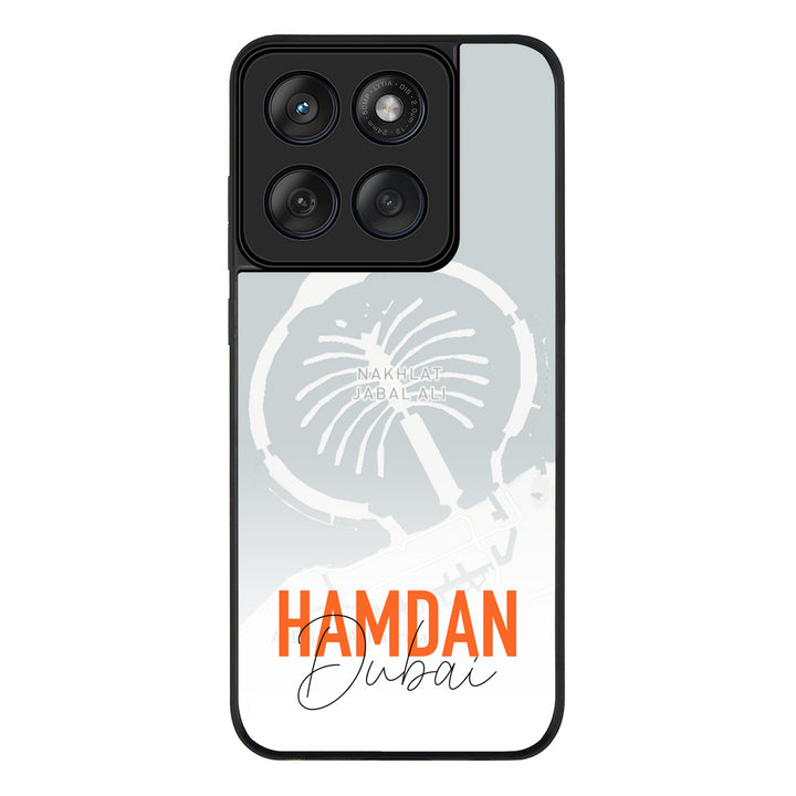 Personalized Location Map & Name, Phone Case - Motorola