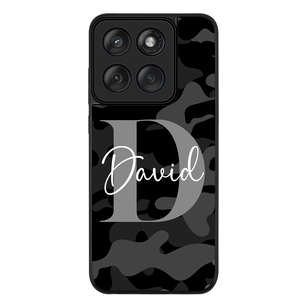 Personalized Name Camouflage Military Camo Phone Case - Motorola
