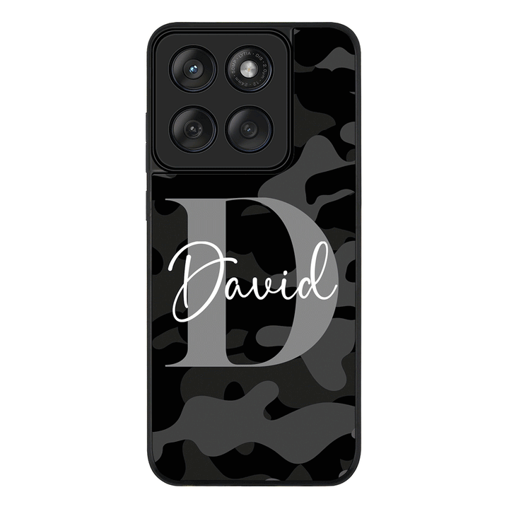 Personalized Name Camouflage Military Camo Phone Case - Motorola