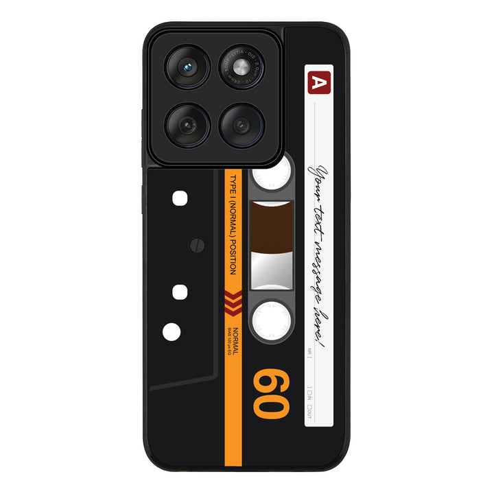 Custom Retro Cassette Tape Phone Case - Motorola