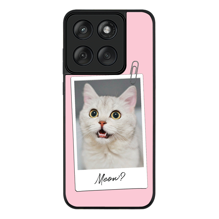 Polaroid Photo Pet Cat, Phone Case - Motorola