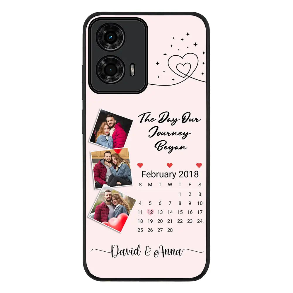 Motorola Moto G24 / Moto G24 Power / Rugged Black Custom Photo Collage Calendar, Phone Case - Motorola - Stylizedd.com
