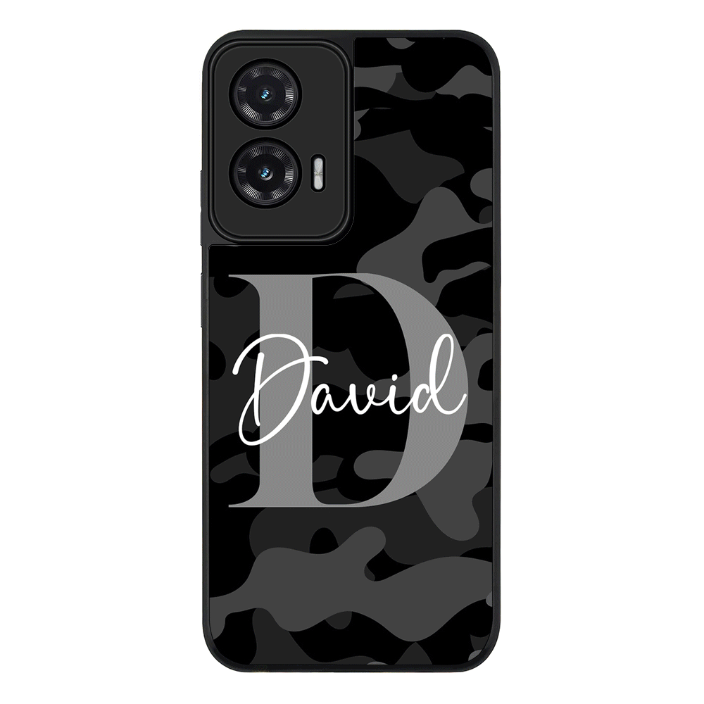 Personalized Name Camouflage Military Camo Phone Case - Motorola