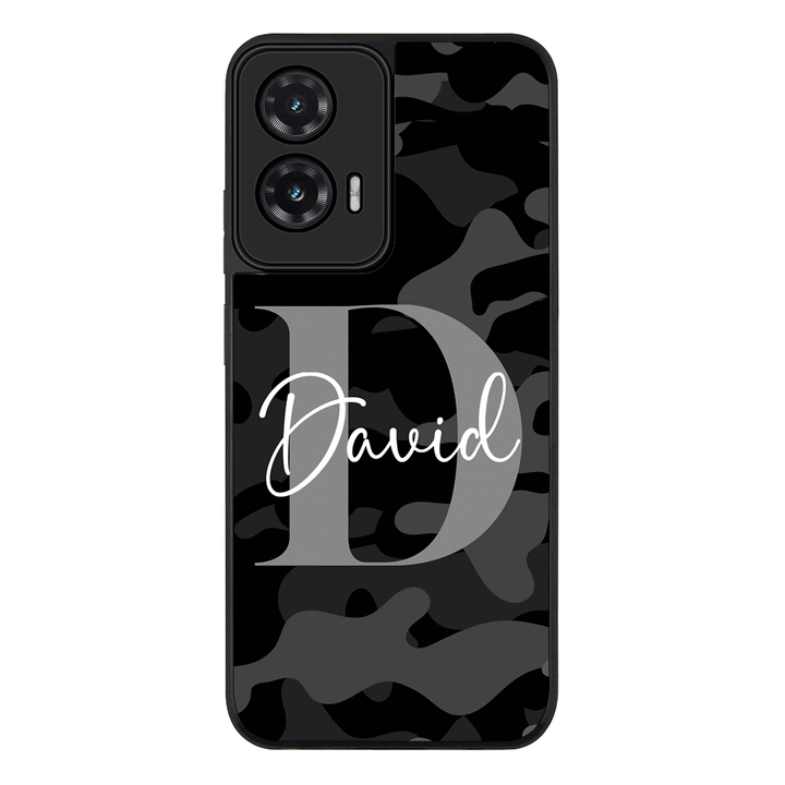Personalized Name Camouflage Military Camo Phone Case - Motorola