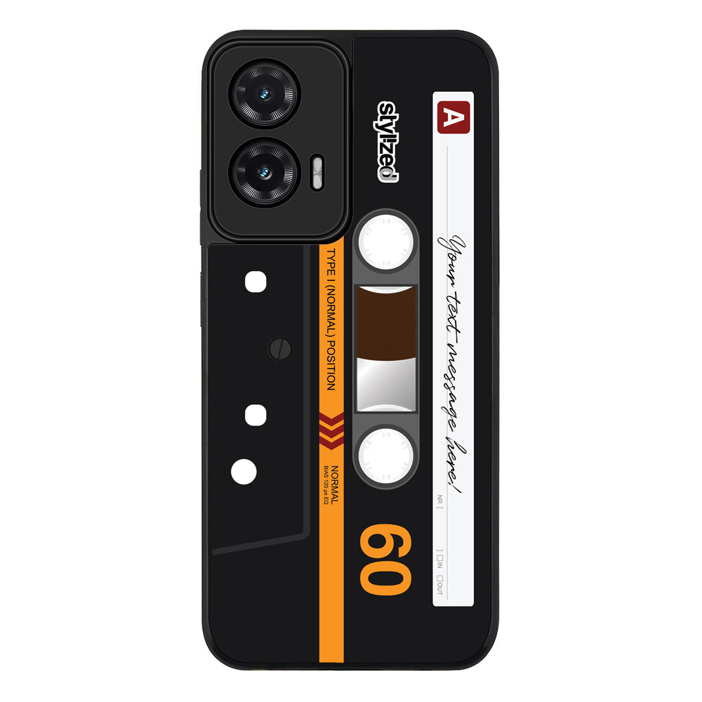 Custom Retro Cassette Tape Phone Case - Motorola