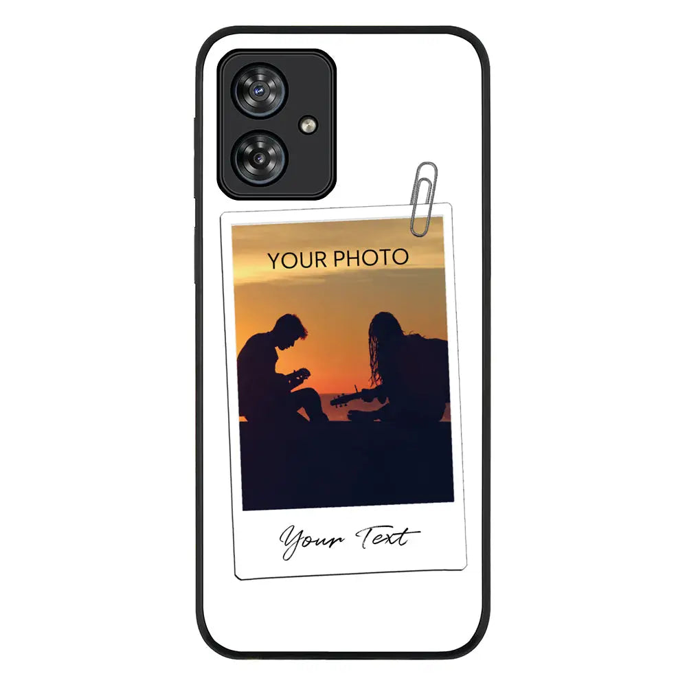 Polaroid Photo Phone Case - Motorola - Moto G54 / Power / G64 / Rugged Black - Android | Stylizedd