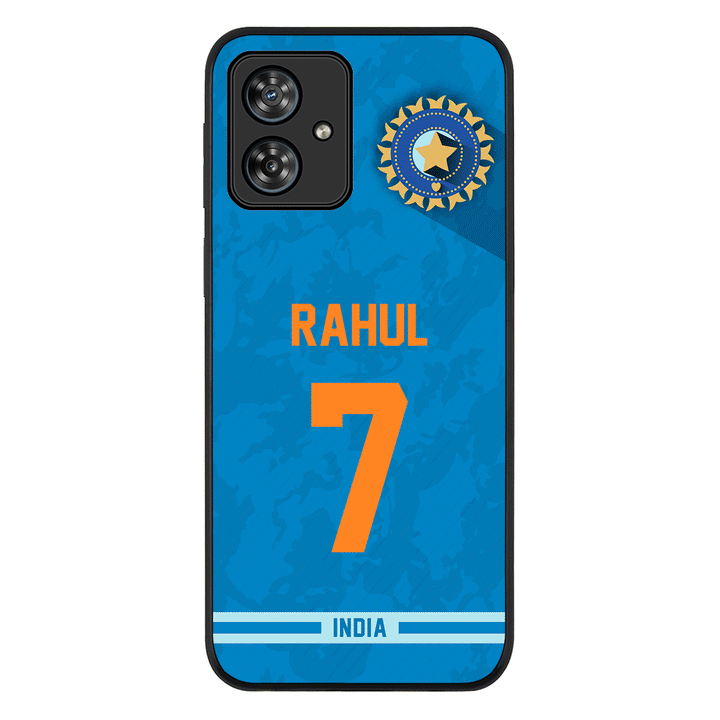 Personalized Cricket Jersey Phone Case Custom Name & Number - Motorola - Moto G54 / Power / G64