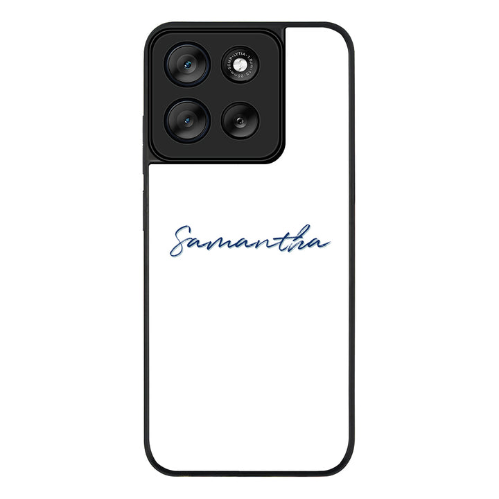 Custom Text, My Name Phone Case - Motorola