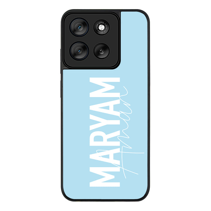Personalized Name Vertical, Phone Case - Motorola