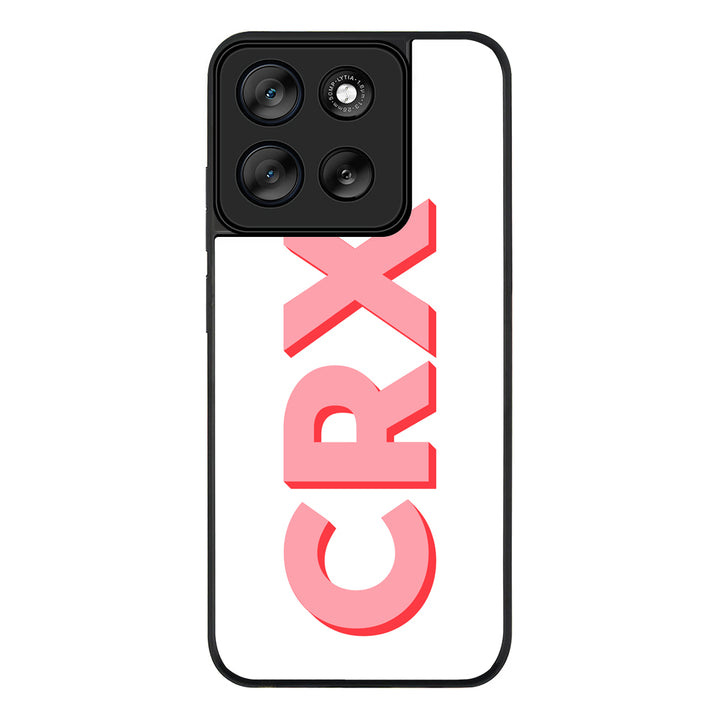Personalized Monogram Initial 3D Shadow Text Phone Case - Motorola