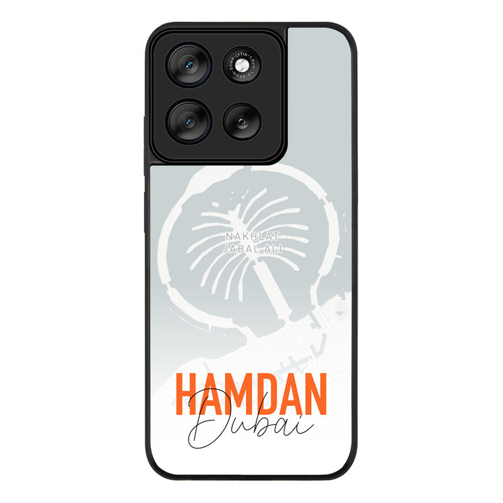 Personalized Location Map & Name, Phone Case - Motorola