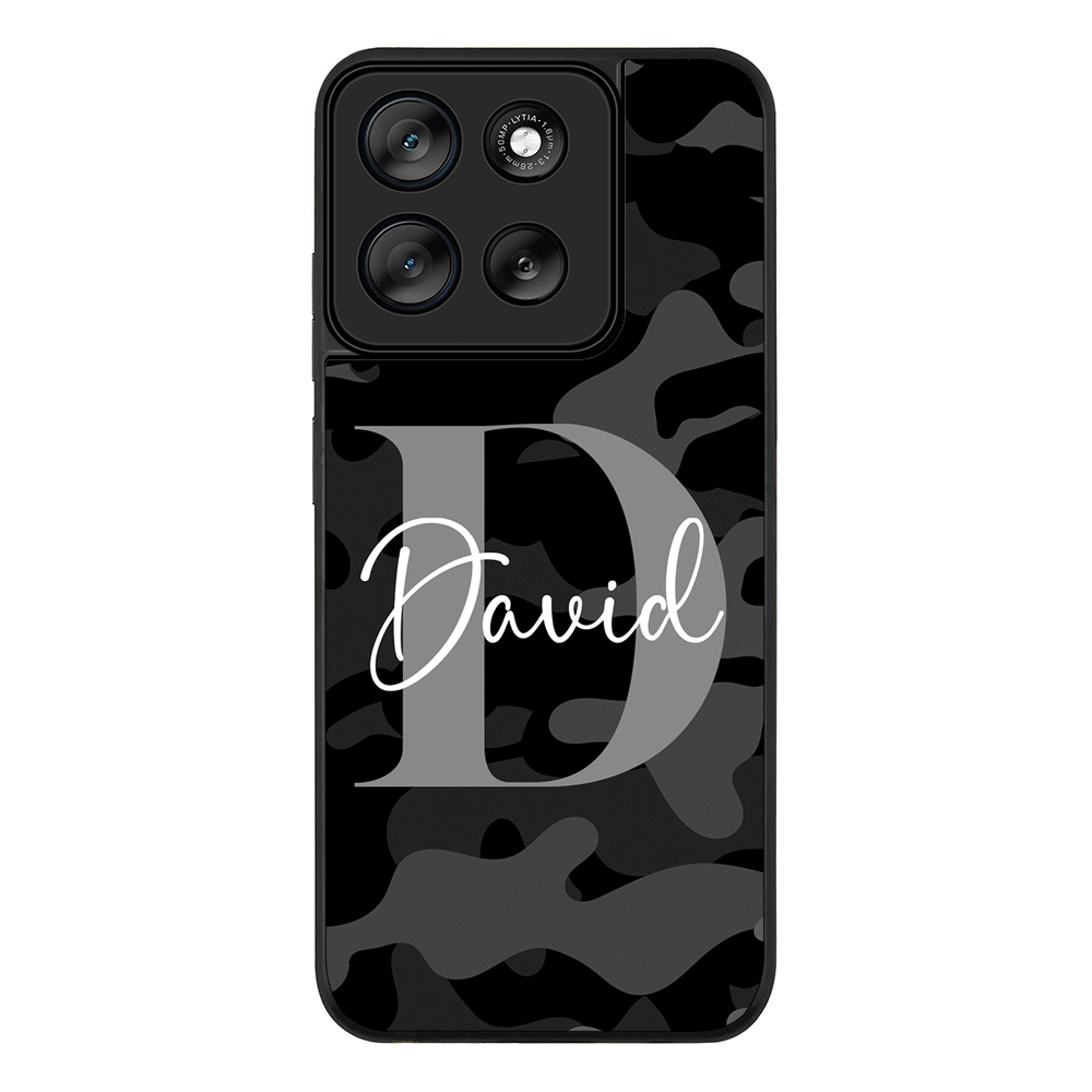Personalized Name Camouflage Military Camo Phone Case - Motorola