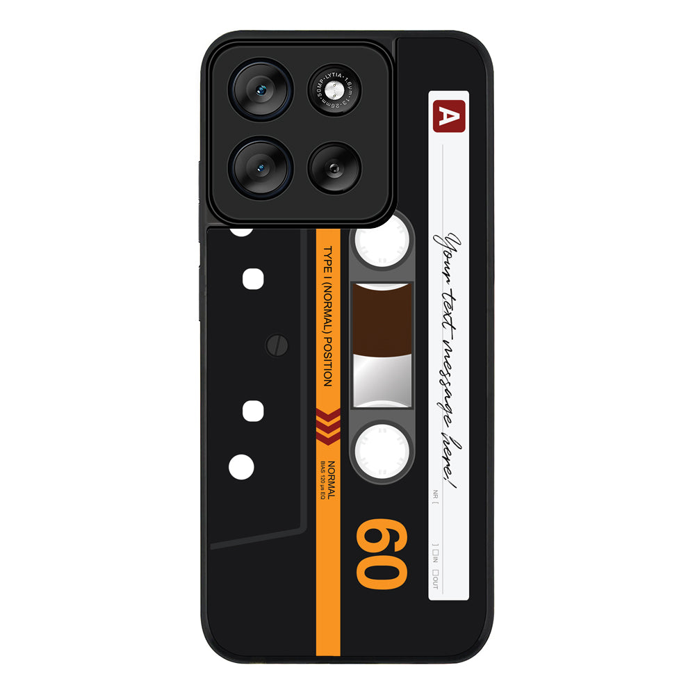 Custom Retro Cassette Tape Phone Case - Motorola