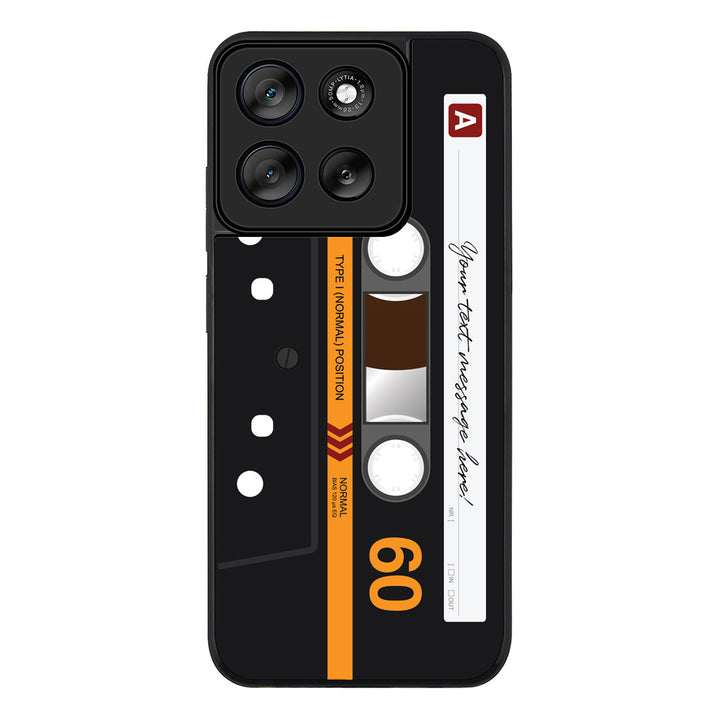 Custom Retro Cassette Tape Phone Case - Motorola