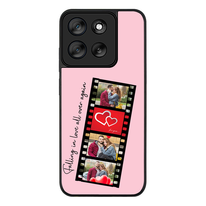 Custom Valentine Photo Film Strips, Phone Case - Motorola