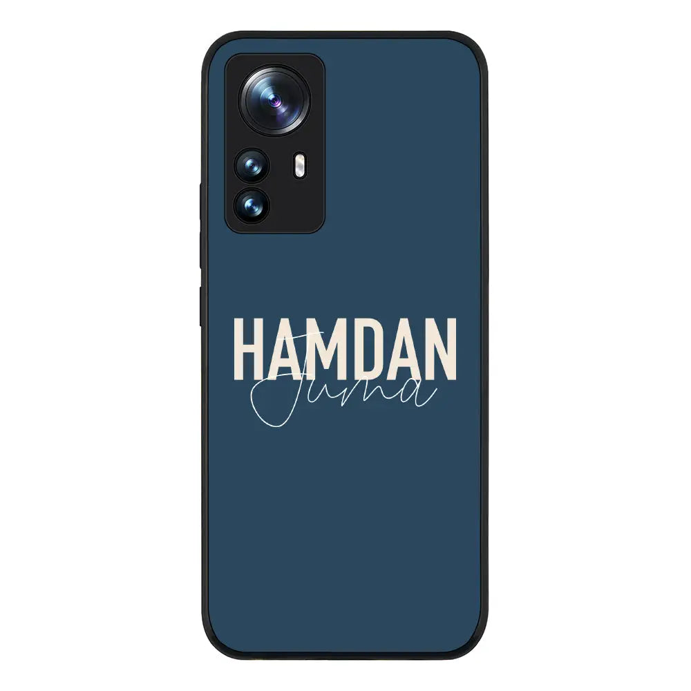 Xiaomi 12 Lite Rugged Black Personalized Name Horizontal, Phone Case - Xiaomi - Stylizedd.com