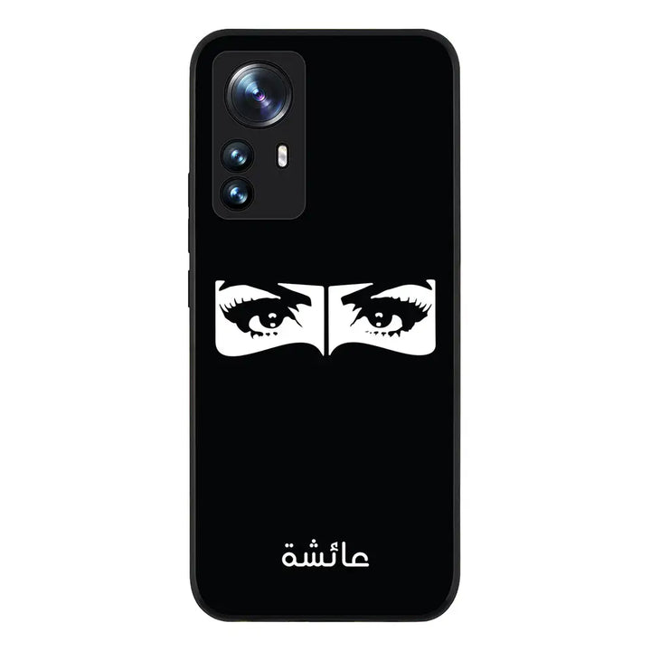 Xiaomi 12X / Rugged Black Custom Name Niqabi Eye, Phone Case - Xiaomi - Stylizedd.com