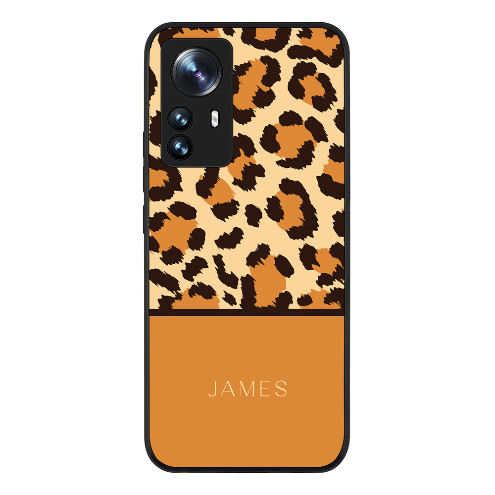 Xiaomi 12X / Rugged Black Personalized Text Animal Skin Pattern, Phone Case - Xiaomi - Stylizedd.com