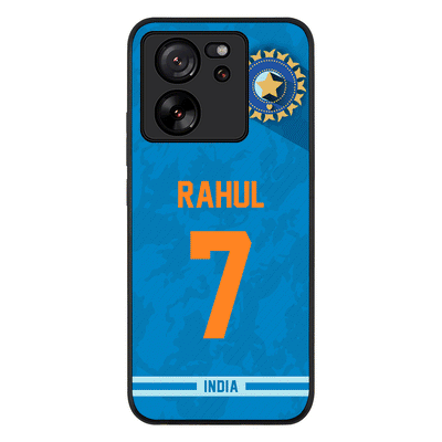 Personalized Cricket Jersey Phone Case Custom Name & Number - Xiaomi - 13T / Pro / Rugged Black -
