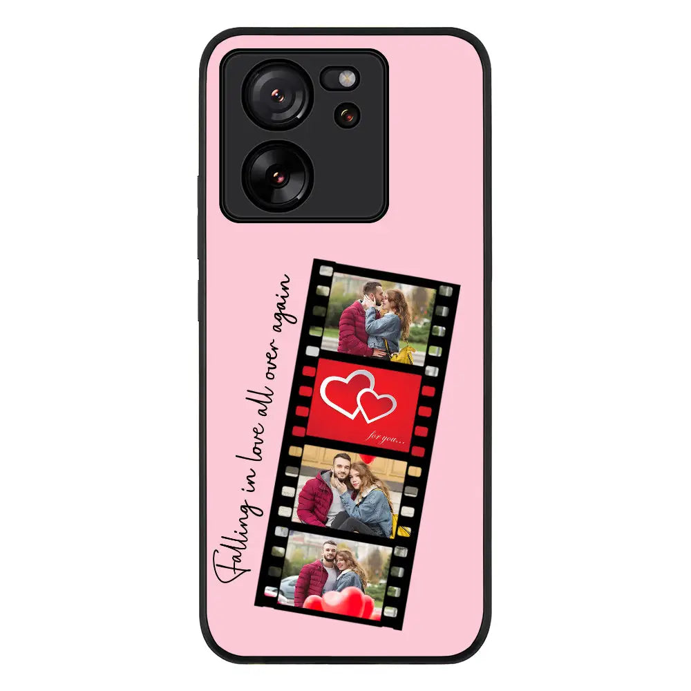 Xiaomi 13T / 13T Pro / Rugged Black Phone Case Custom Valentine Photo Film Strips, Phone Case - Xiaomi - Stylizedd
