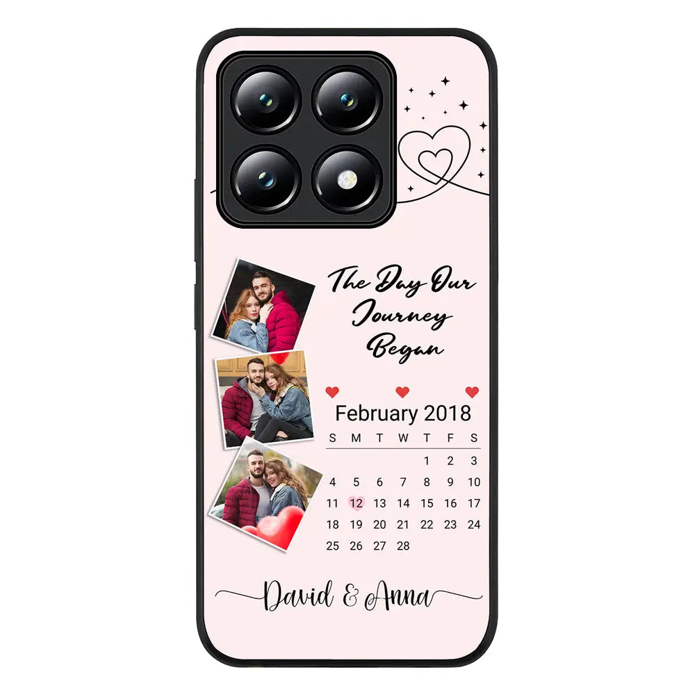 Xiaomi 14T / Rugged Black Custom Photo Collage Calendar, Phone Case - Xiaomi  - Stylizedd.com