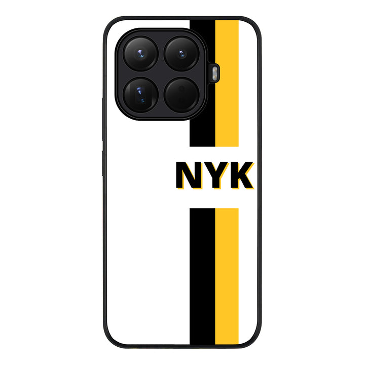 Custom Striped Monogram Phone Case - Xiaomi