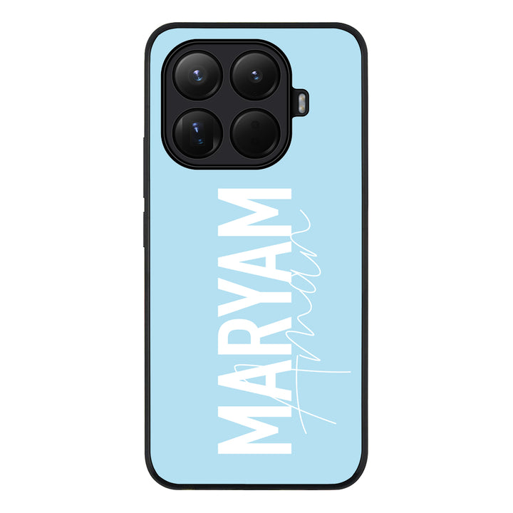 Personalized Name Vertical, Phone Case - Xiaomi
