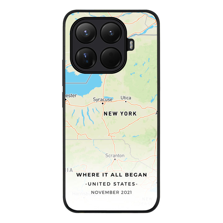 Personalized map, Phone Case - Xiaomi