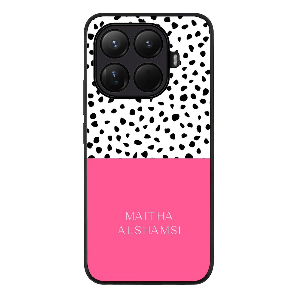 Personalized Text Colorful Spotted Dotted, Phone Case - Xiaomi