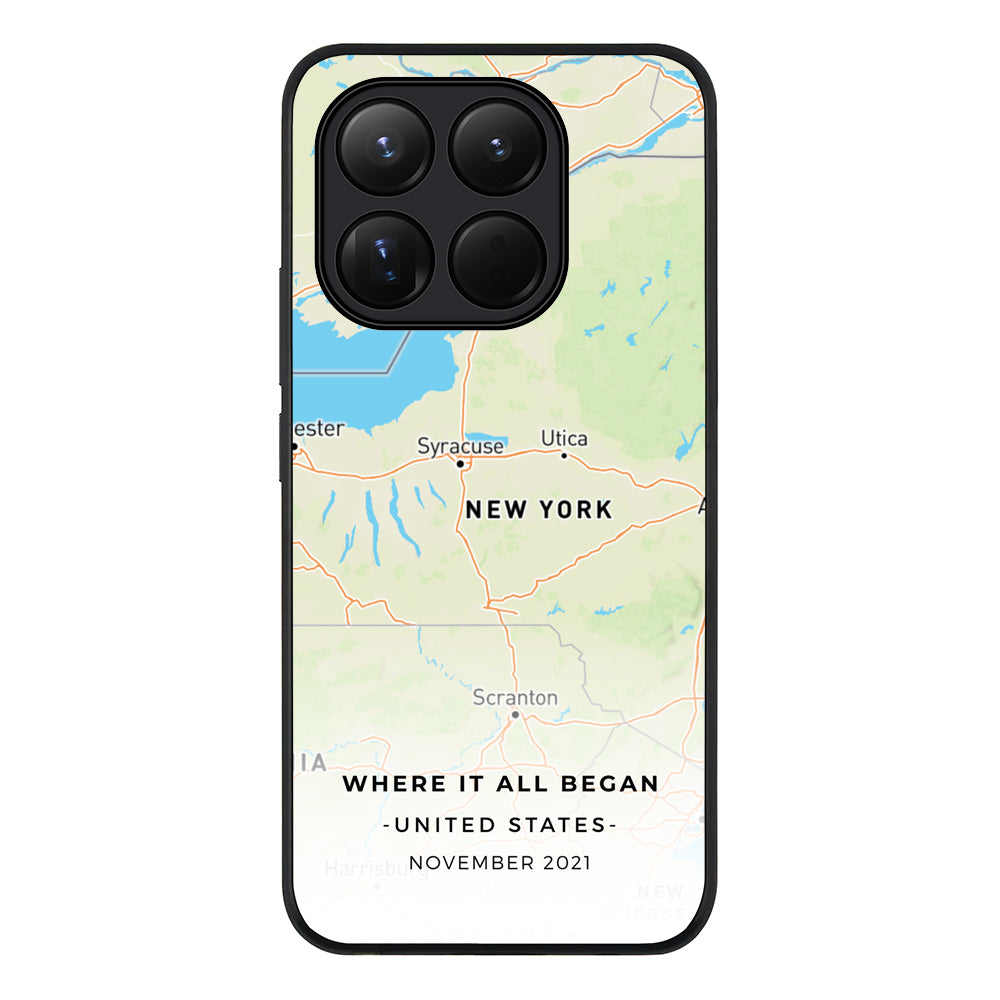 Personalized map, Phone Case - Xiaomi
