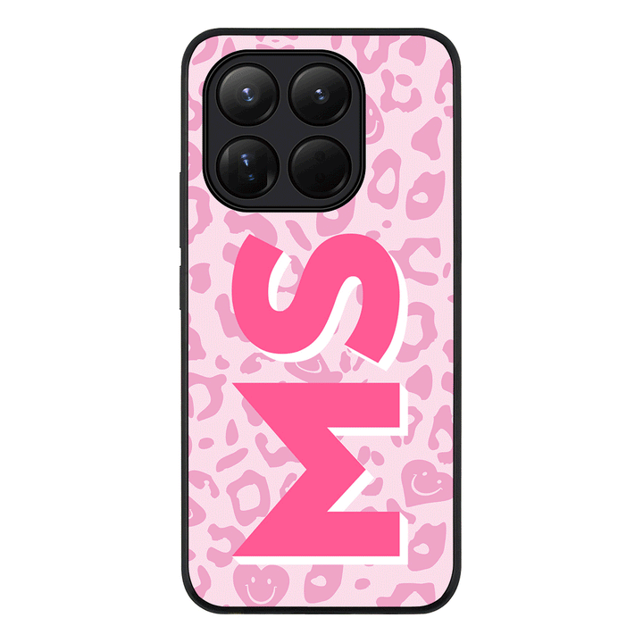 Custom Monogram Initial 3D Shadow Text Seamless Pattern, Phone Case - Xiaomi