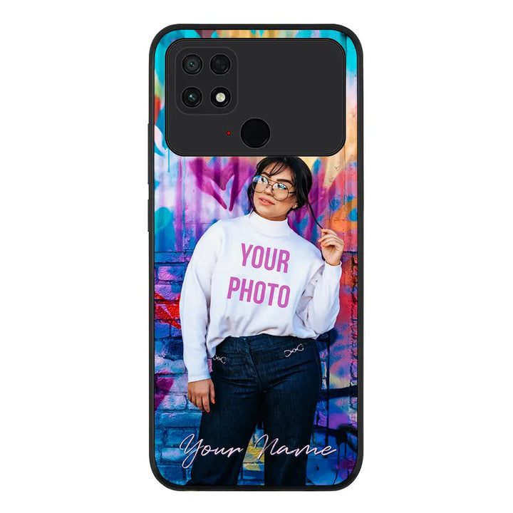 Poco C40 / Rugged Black Phone Case Custom Photo, My Style Phone Case - Poco - Stylizedd