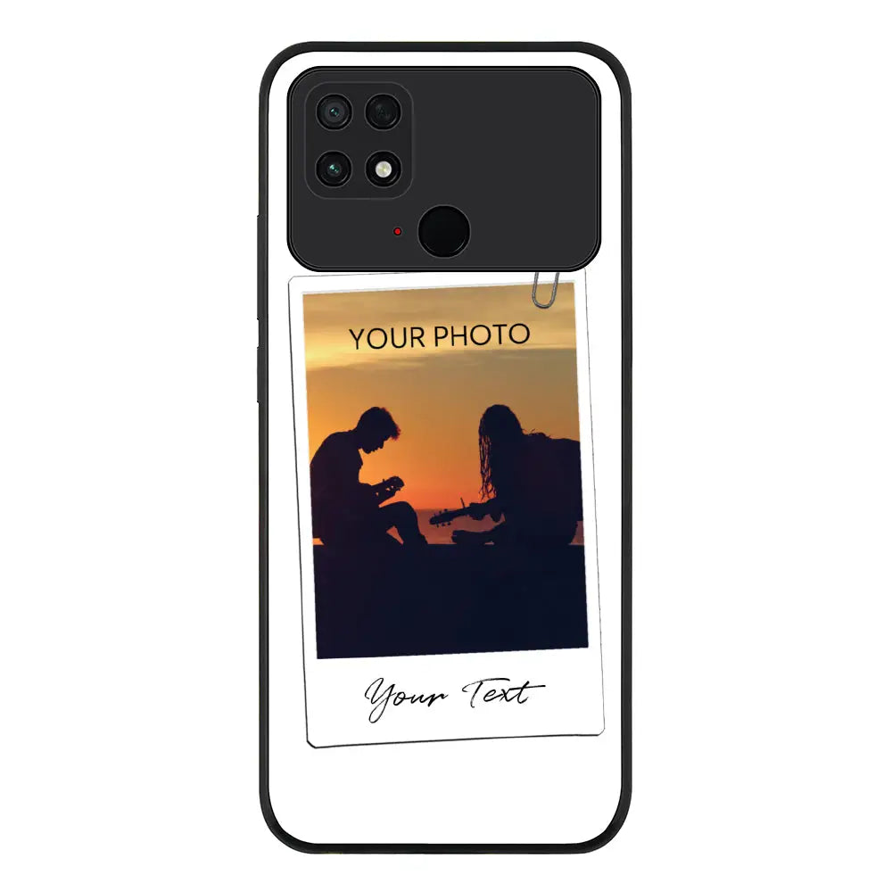 Poco C40 Rugged Black Polaroid Photo Phone Case - Poco - Stylizedd.com