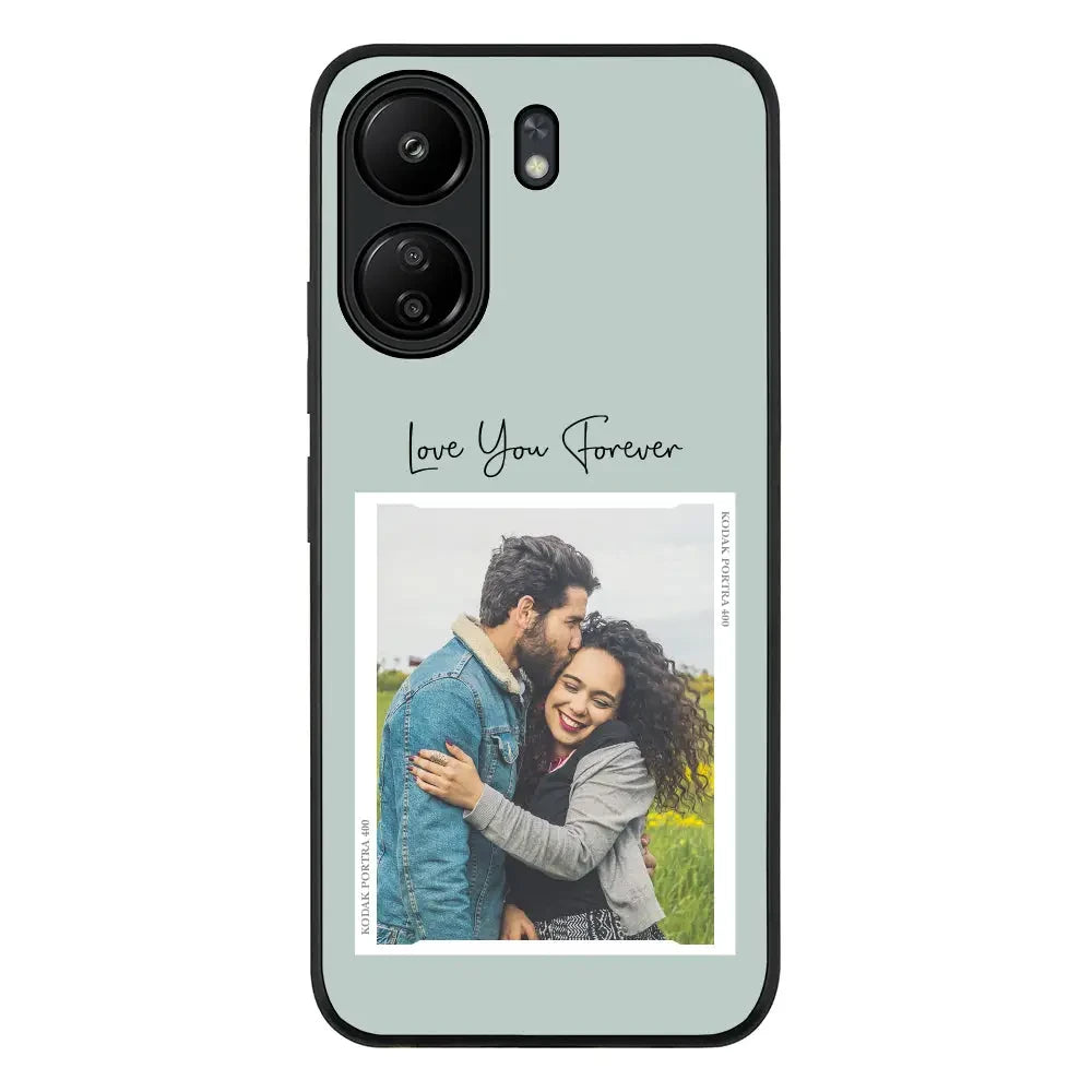 Poco C65 / Rugged Black Phone Case Custom Memory Photo, Phone Case - Poco - Stylizedd