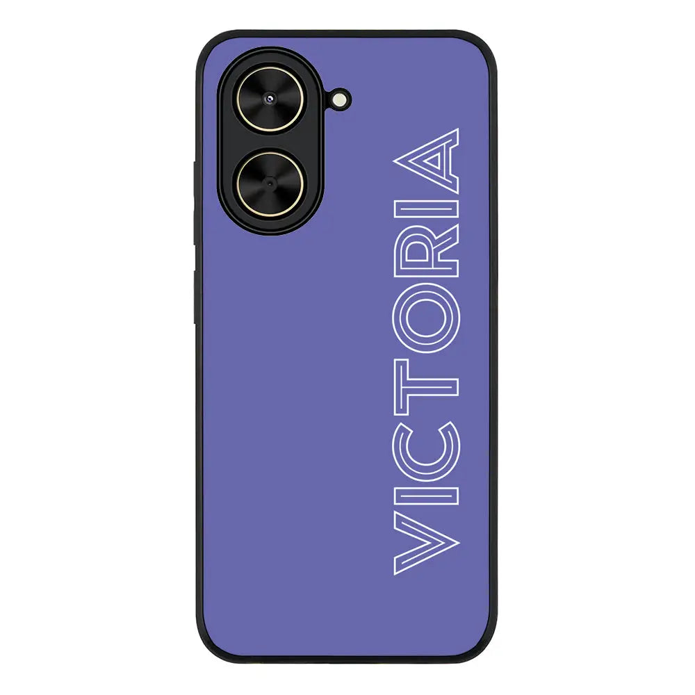 Personalized Name Custom Phone Case - Poco - C71 / Rugged Black - Stylizedd