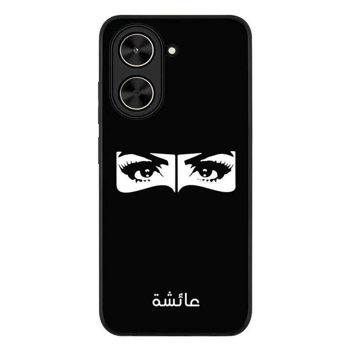 Custom Name Niqabi Eye Phone Case - Redmi - A5 4G / Rugged Black - Phone Case - Phone Casee