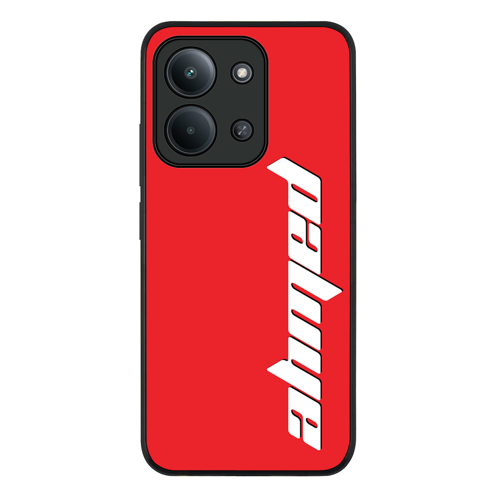 Custom Text, Vertical Name Phone Case - Poco