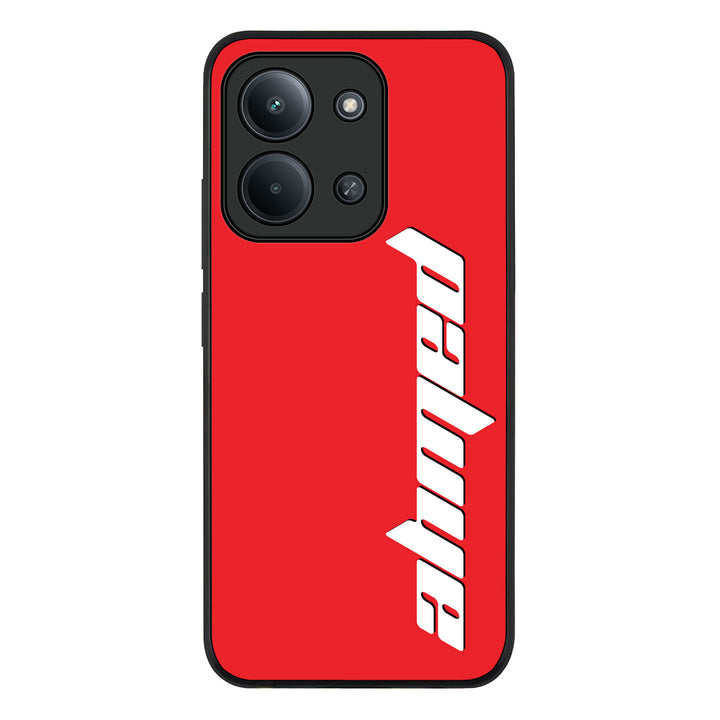 Custom Text, Vertical Name Phone Case - Poco