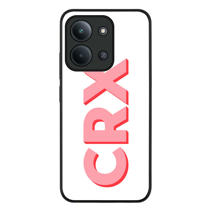 Personalized Monogram Initial 3D Shadow Text Phone Case - Poco